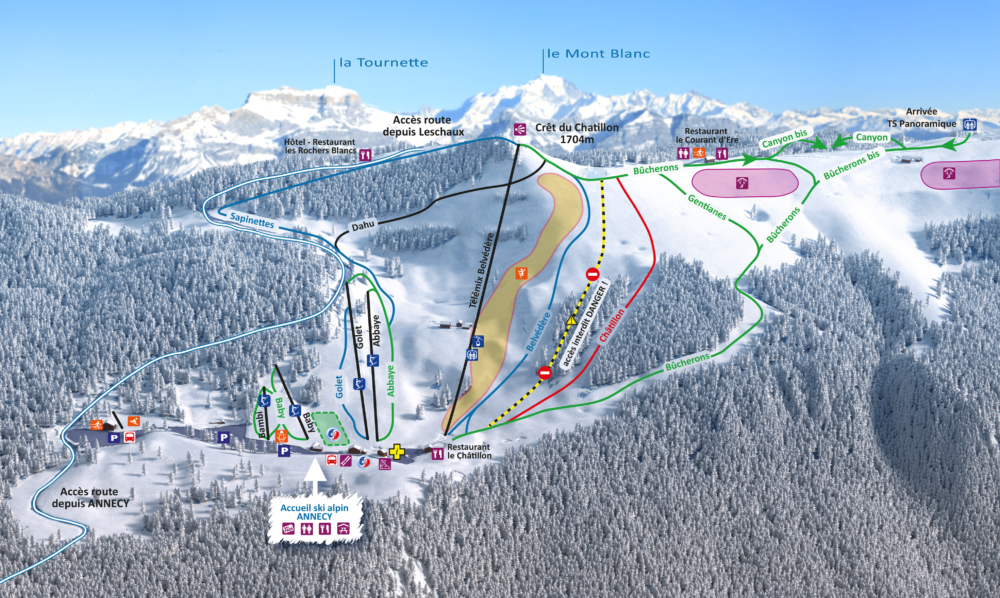 Création de plans des pistes : étape 4 enrichissement avec les tracés et activités